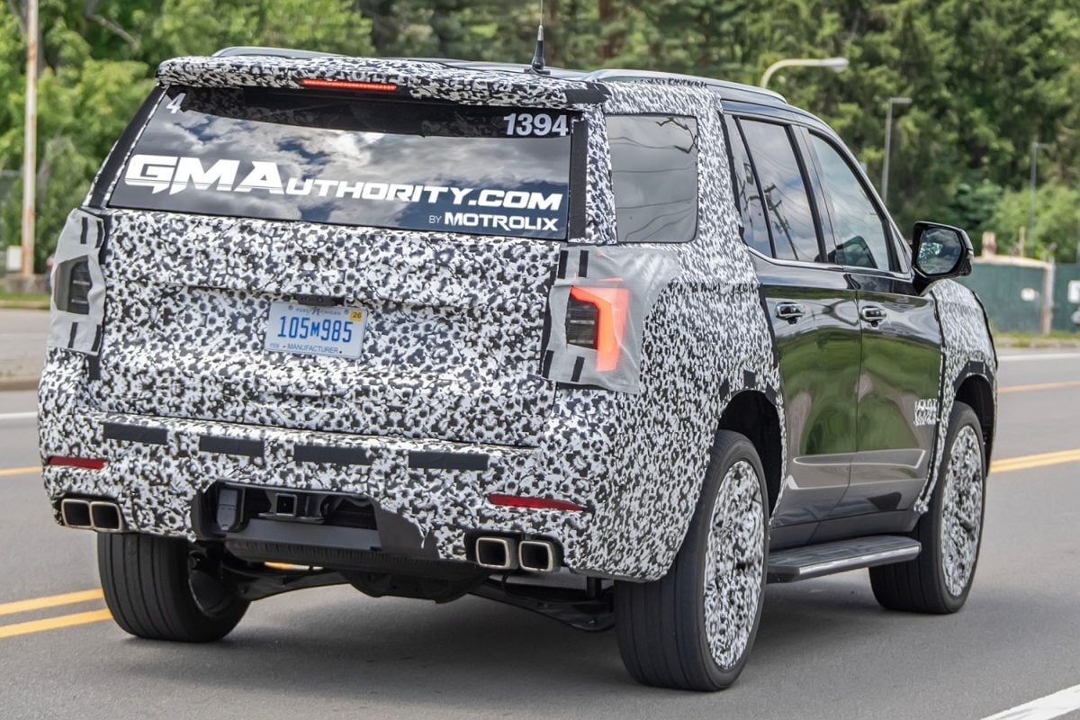 2024 Chevy Tahoe High Country Spied Testing Once Again