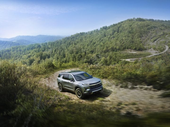 The exterior of the all-new 2024 Chevy Traverse.