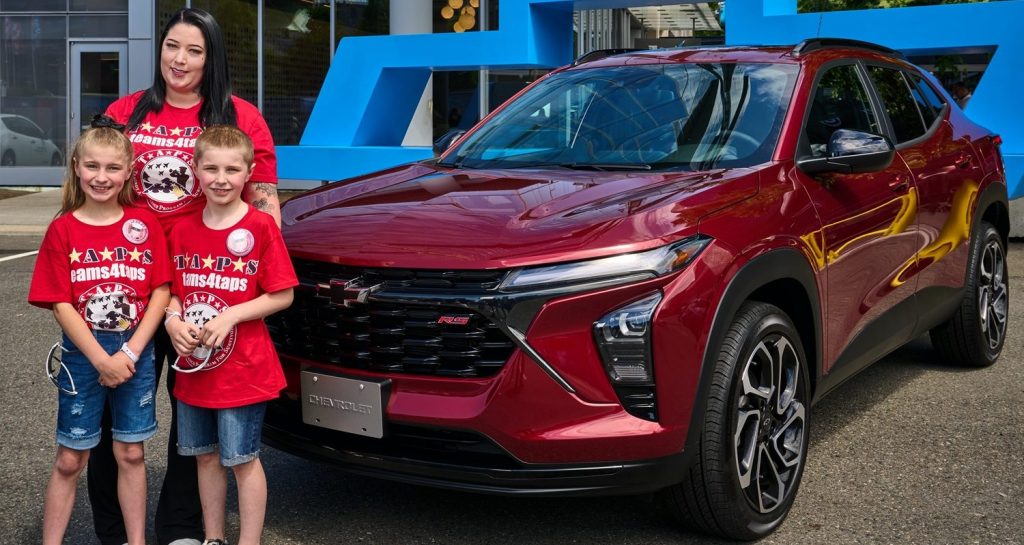 2024 Chevy Trax Units Donated During MLB All-Star Game