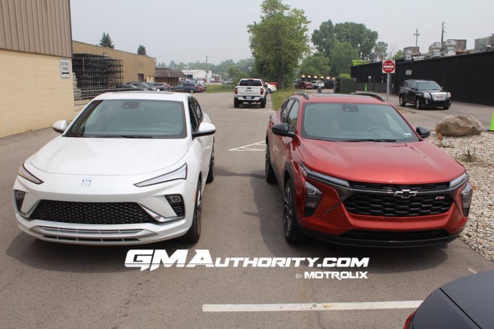 GM crossover sales grew three percent to 253,174 units during Q1 2024 in the U.S. Shown here are all-new entry-level crossovers for their respective brands, Buick Envista and Chevy Trax.