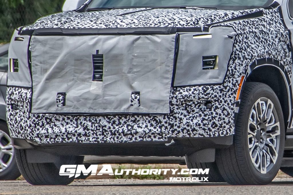 A prototype of the refreshed 2025 GMC Yukon.