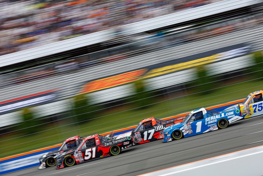 Busch, No. 51 NASCAR Chevy Truck Win At Pocono 2023: Video