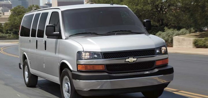 2024 Chevrolet Express Passenger - Exterior 003 - Front Three Quarters