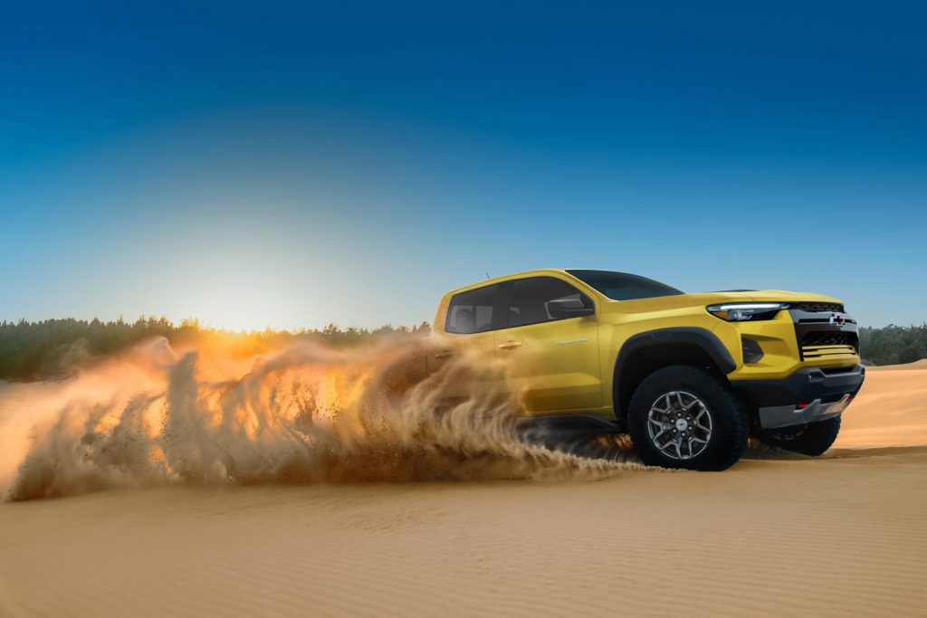 Side view of Chevy Colorado ZR2.