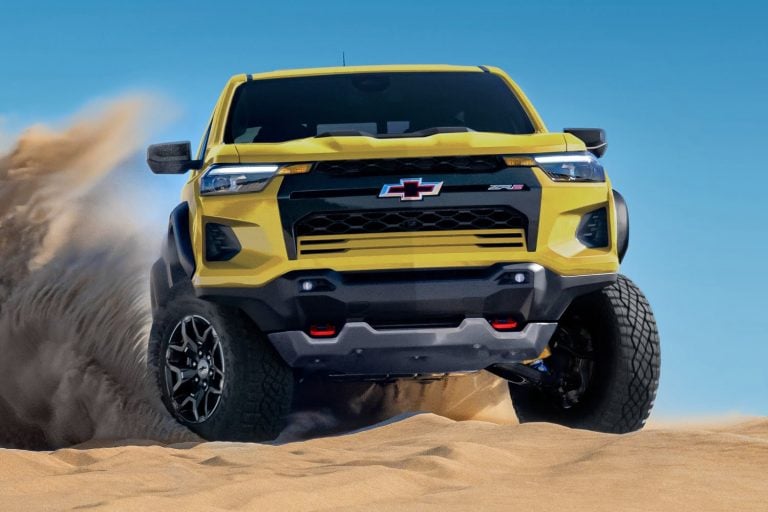 2024 Chevrolet Colorado Changes Updates New Features   2023 Chevy Colorado ZR2 Mexico Press Photos Exterior 004 Front 768x512 