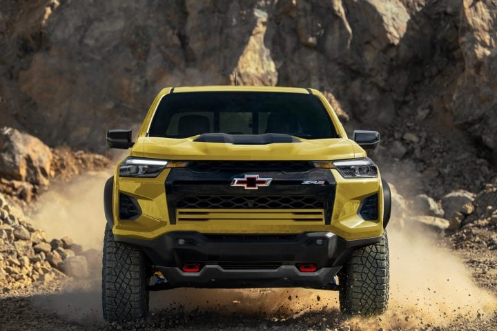 2026 Chevy Colorado ZR2 front end.