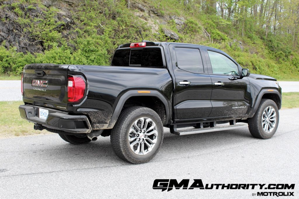 Shown here is the all-new, next-generation 2023 GMC Canyon in premium Denali trim.