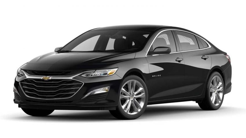 Here Are All The 2024 Chevy Malibu Paint Colors   2024 Chevrolet Malibu Mosaic Black Metallic GB8 Exterior 001 Front Three Quarters 850x478 