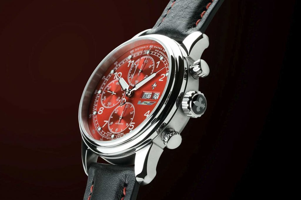 Red V-Series Chrono Watch for the Cadillac V-Series celebration.