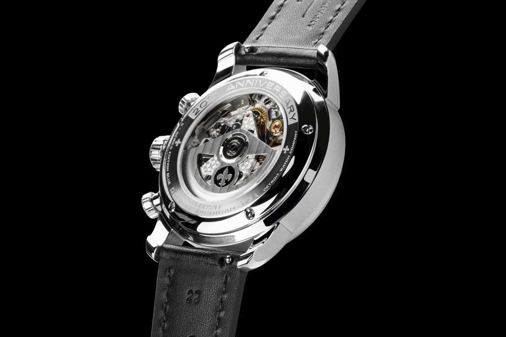 Back of the V-Series Chrono Watch for the Cadillac V-Series celebration.