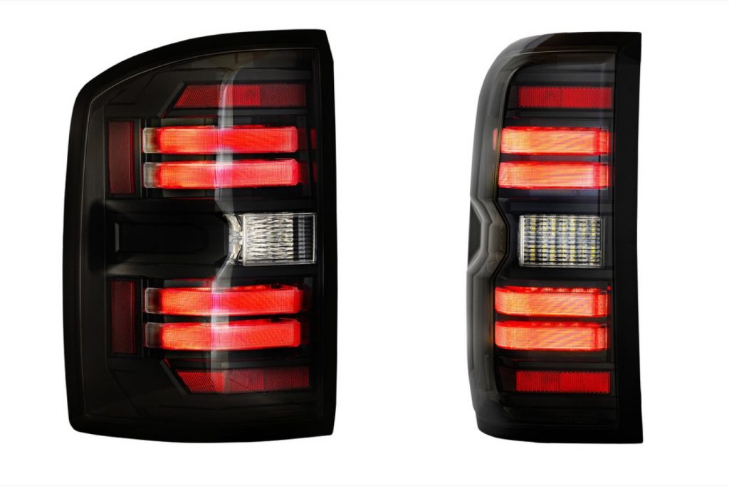 Morimoto's new LED taillight for the GMC Sierra.