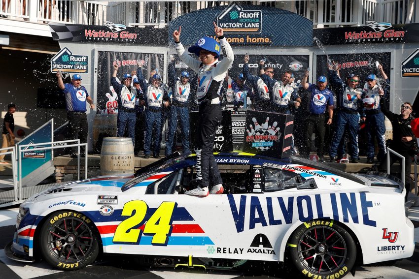 No. 24 NASCAR Chevy Scores 2023 Win At Watkins Glen: Video