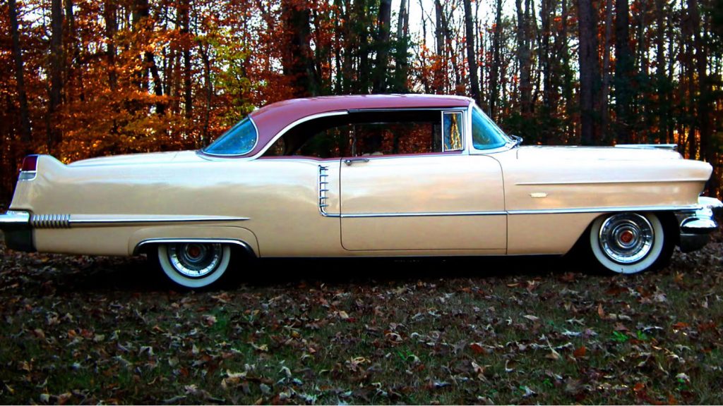 Side view of the 1956 Cadillac Series 62 Hardtop Coupe.