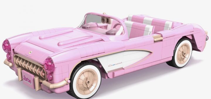 Collector Barbie Car, Barbie Movie Pink Corvette