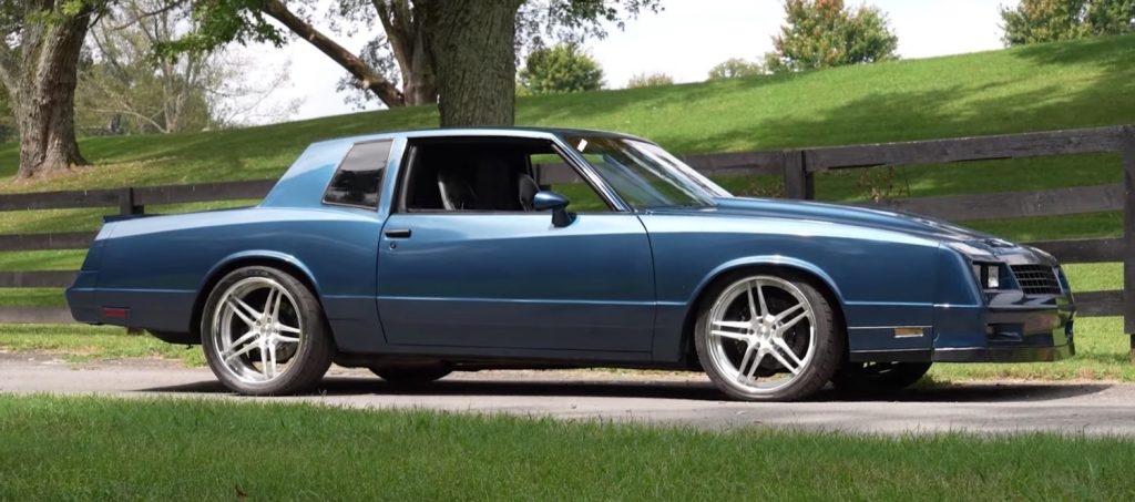 An upgraded 1984 Chevy Monte Carlo SS featured in a new video.