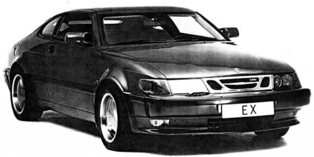 Early photo of the 1997 Saab EX Prototype.