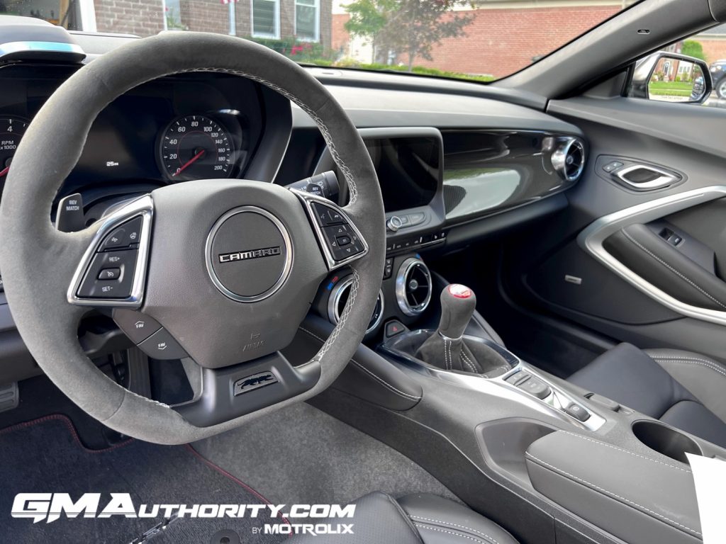 Cockpit view of the 2024 Chevy Camaro Collector Edition SS. 