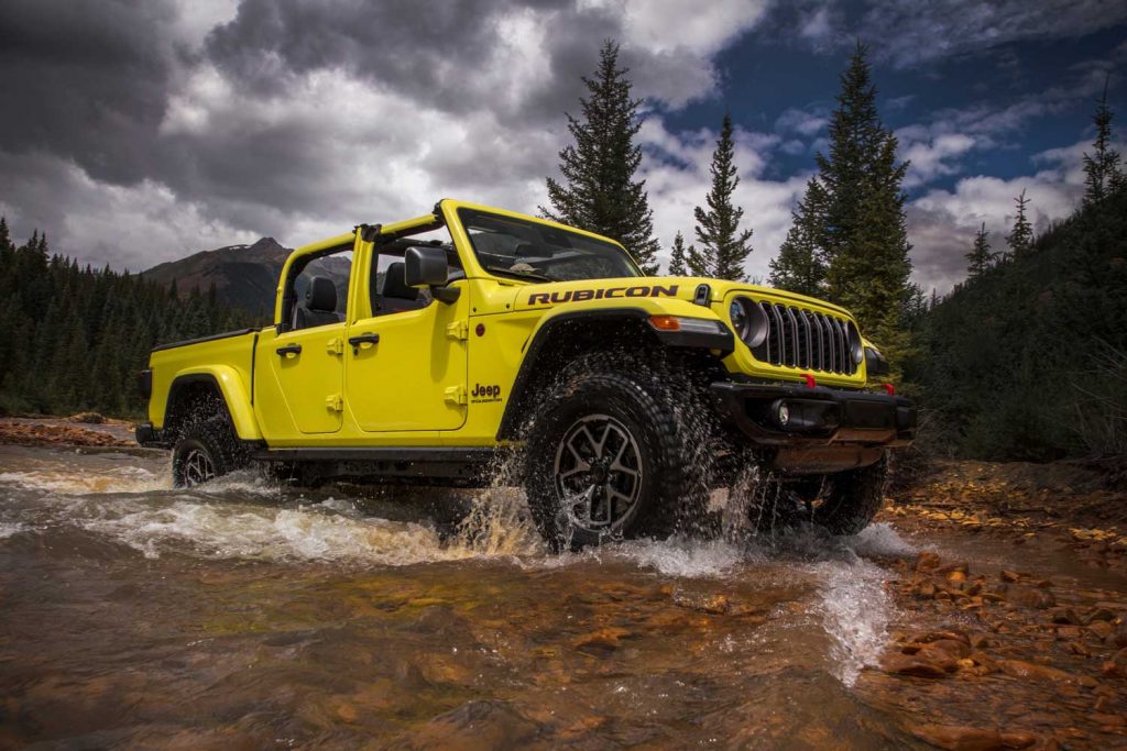 Jeep Gladiator Rubicon turn