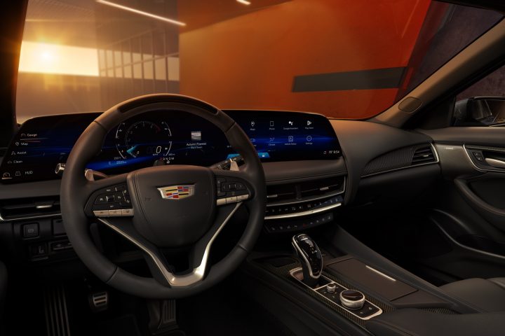 The interior of the 2025 Cadillac CT5.