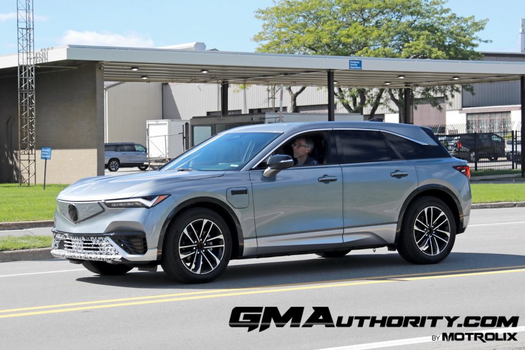 Front-three-quarter view of 2024 Acura ZDX prototype.