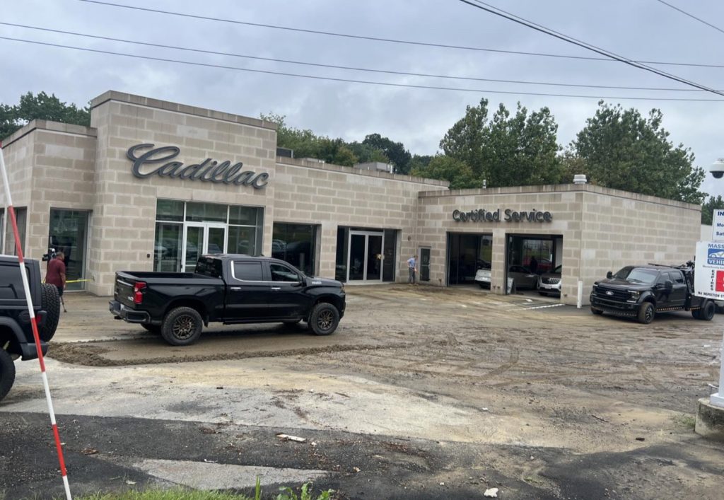 Photo of Cadillac dealership.
