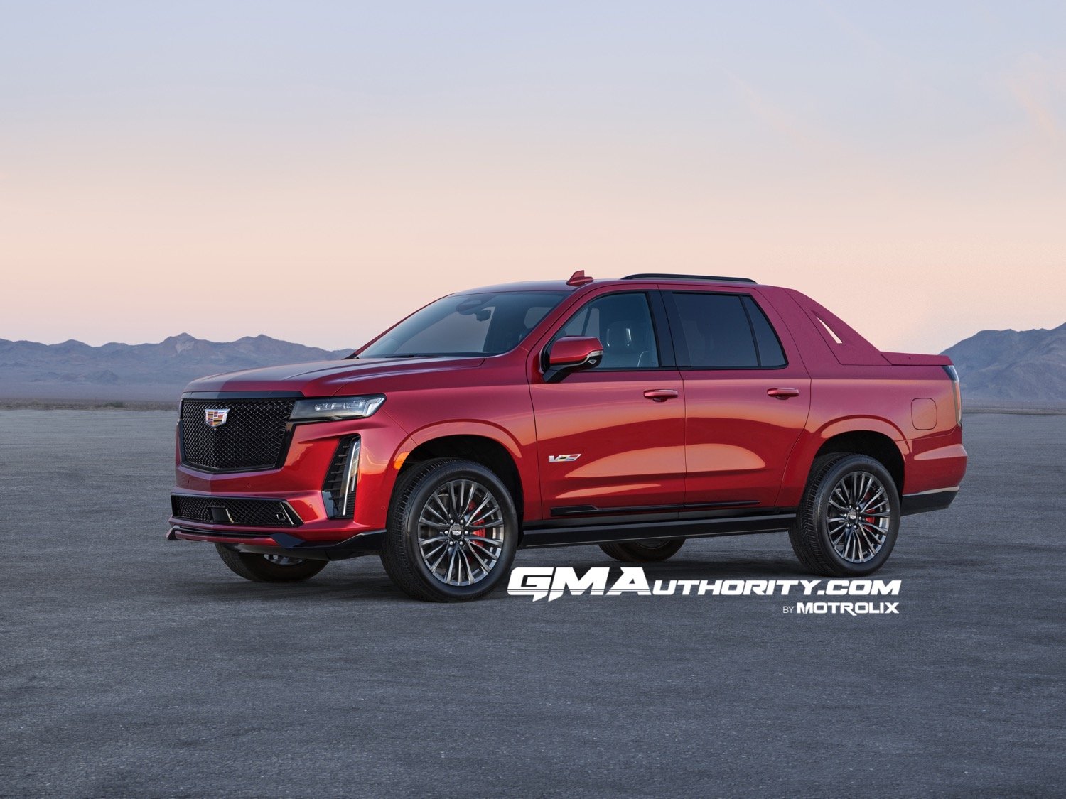 We Render The Cadillac Escalade-V EXT