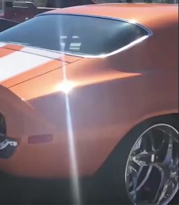 Chevy Camaro in a new viral video.