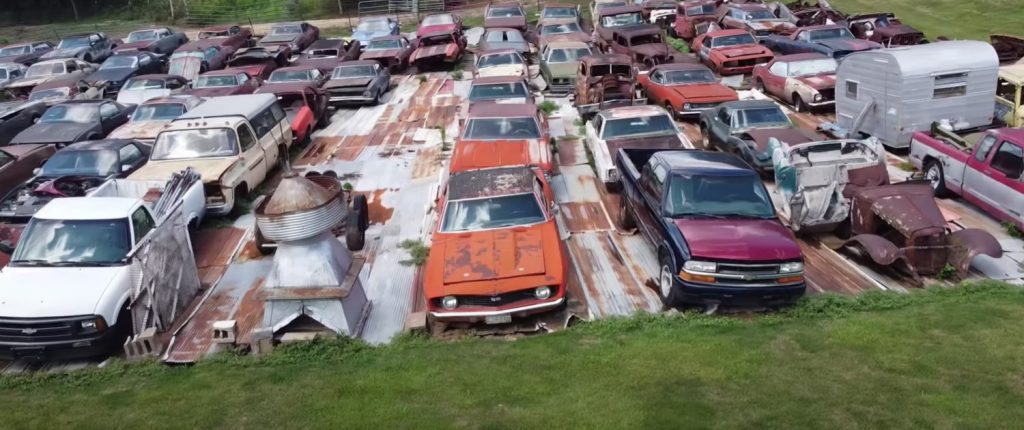 A huge stash of GM vehicles up for sale in southwest Wisconsin.