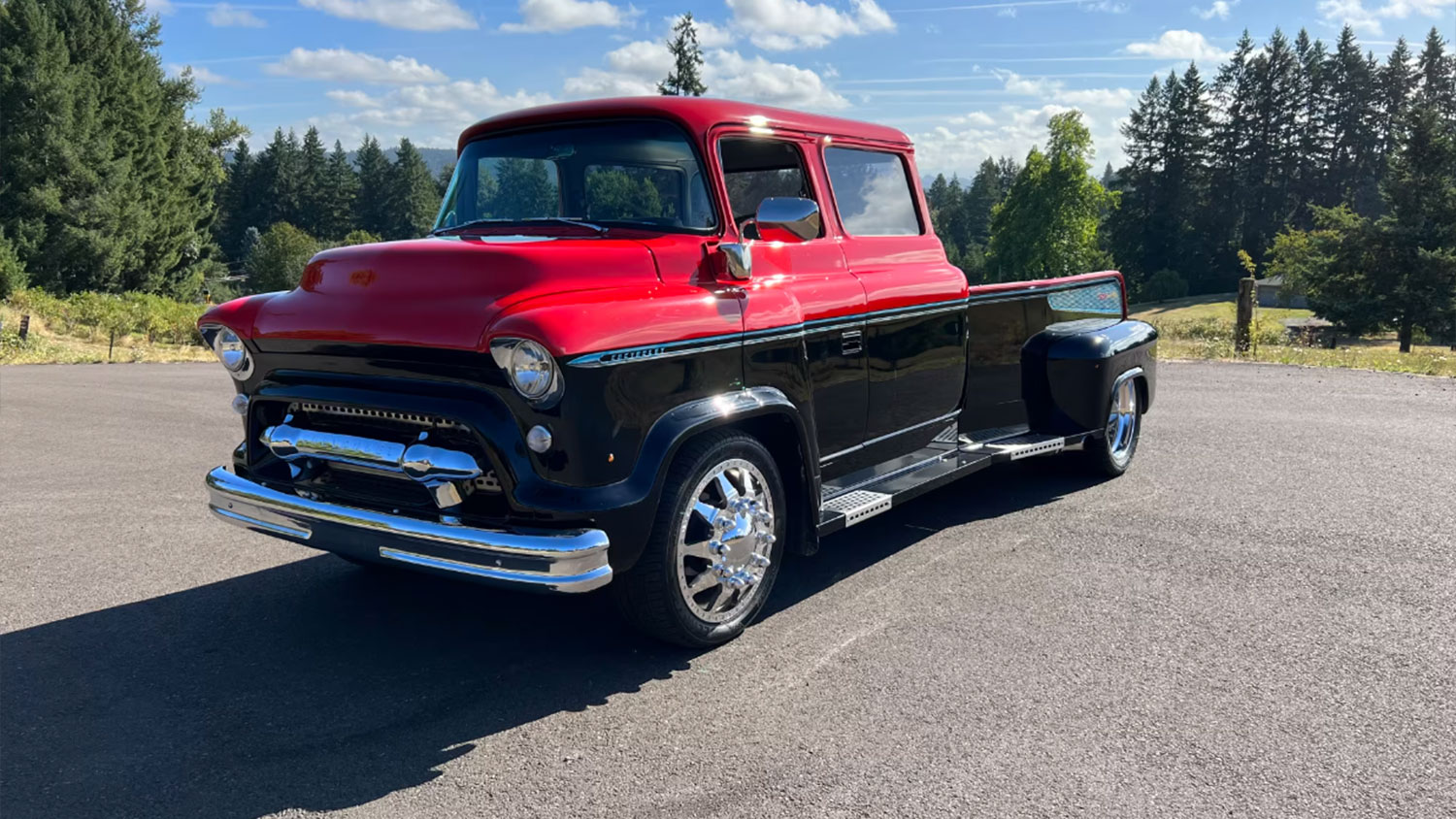 Custom 1955 Chevy 5700 COE Dually Headed To Mecum Las Vegas