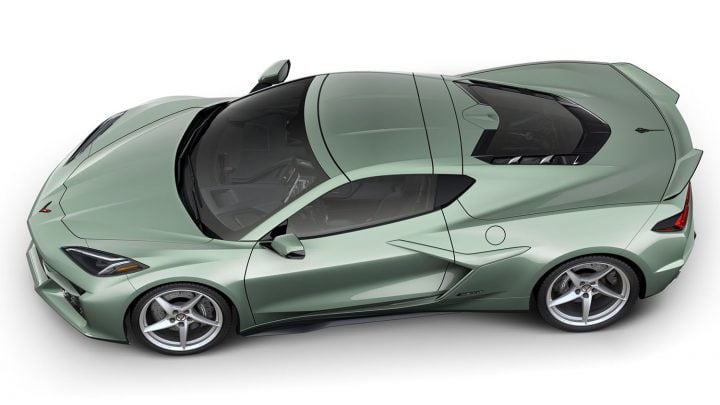 2024 Chevy Corvette in Cacti Green (GVR).