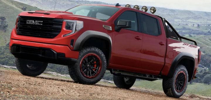 2019 2020 2021 2022 GMC Sierra AT4 off Road Bed Side Decal 
