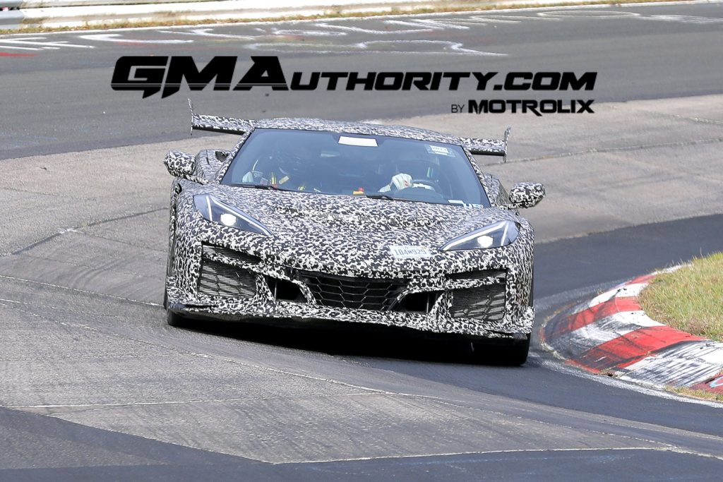 The front end of the 2025 Chevy Corvette ZR1.