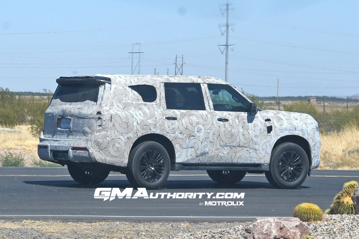 2025 Nissan Armada Spied As Chevy Tahoe, GMC Yukon Rival