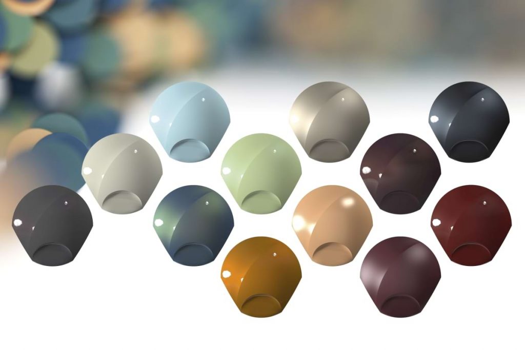 Colors in the 2023-2024 BASF color trends collection.