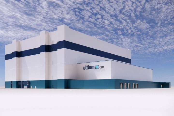 Rendering of the EV Ultium CAM plant. 