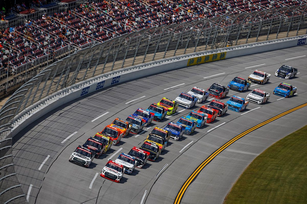 NASCAR Chevy Truck Driver Fights Rival At Talladega: Video