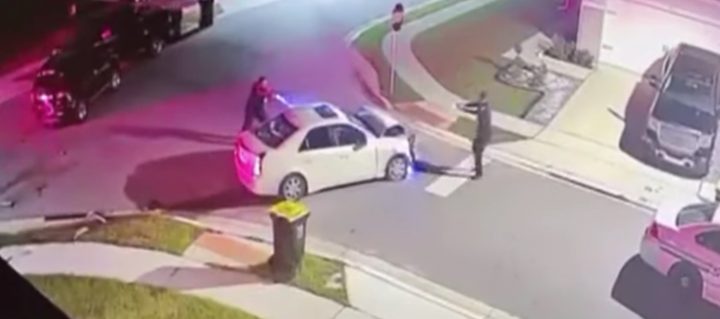 Suspects In Cadillac CTS Try To Flee Police, Crash: Video