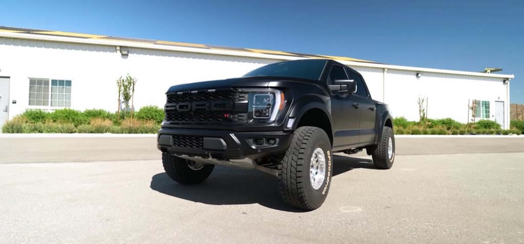 GMC Hummer EV Pickup Drag Races Ford F-150 Raptor R: Video