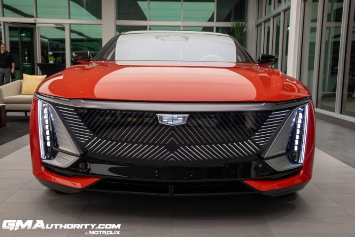 The front end of the Cadillac Celestiq.