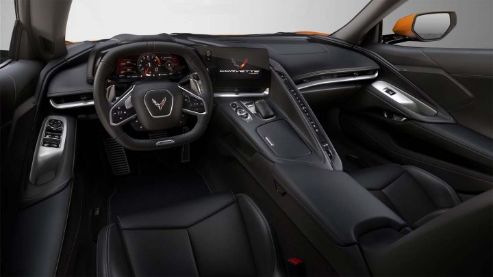 Photo of interior of 2024 Corvette.