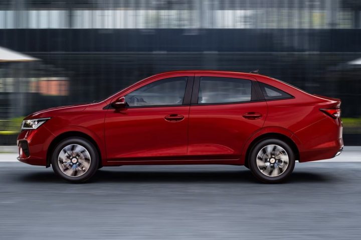 2025 Chevy Optra driver side profile.
