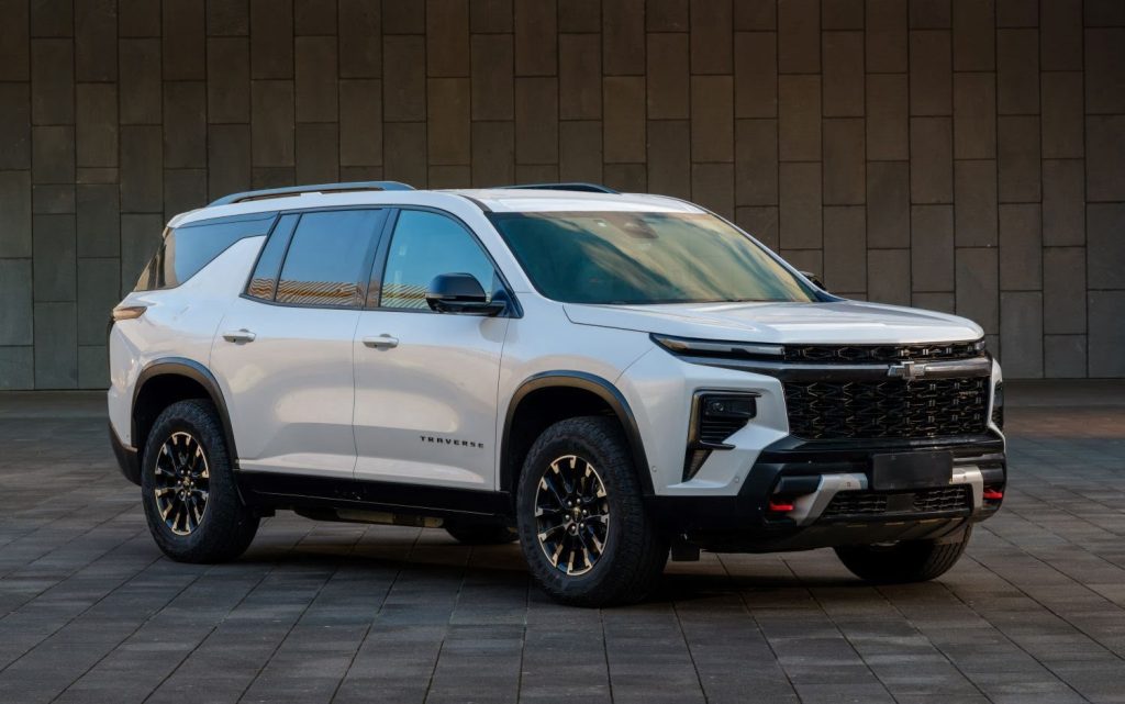 Leaked image of the 2024 Chevy Traverse Activ in China.