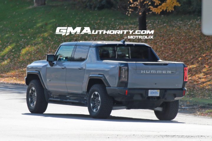 Shown here is the 2024 GMC Hummer EV Pickup all-electric off-road supertruck in the 2X trim.
