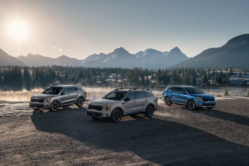 The 2024 Kia Sorento lineup.