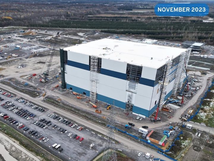 GM Ultium CAM plant under construction.