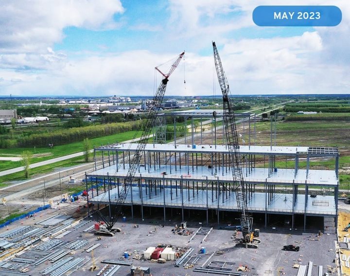 GM Ultium CAM plant under construction.