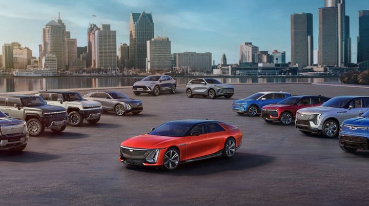 The GM global Ultium EV lineup. 