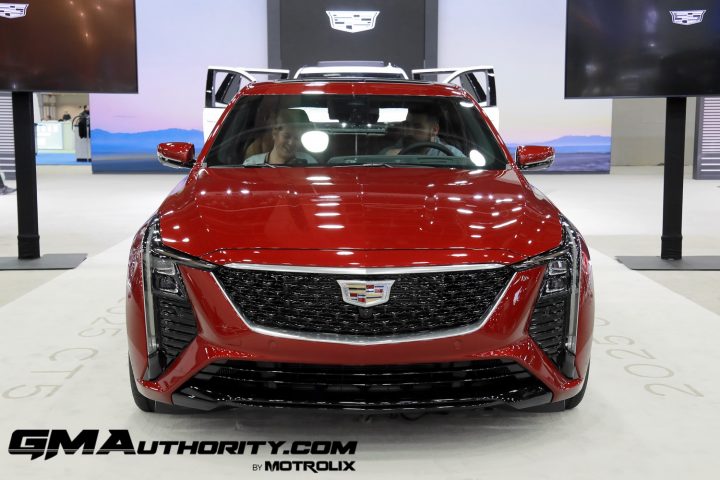 The front end of the 2025 Cadillac CT5.