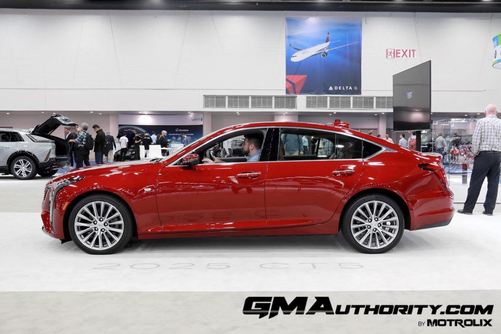 Side profile of 2025 Cadillac CT5-V Blackwing.