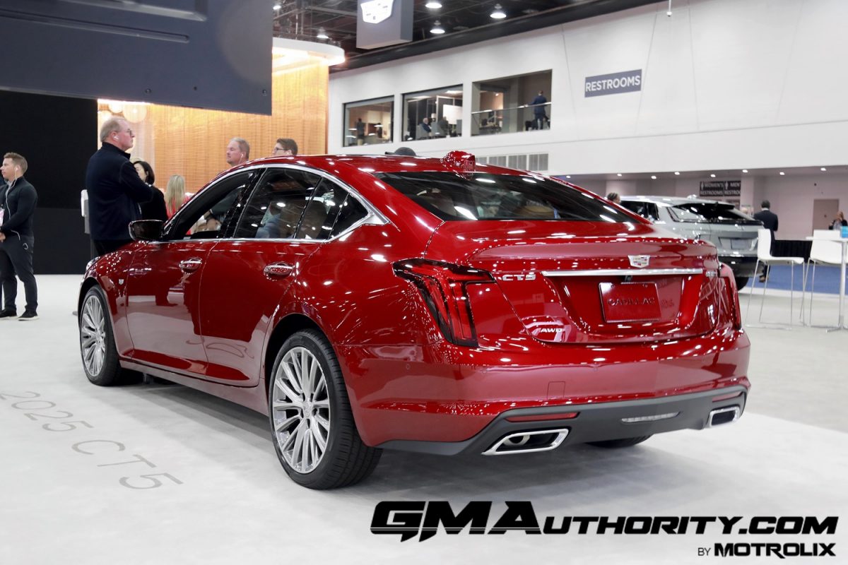 2025 Cadillac CT5 At Detroit Auto Show Live Photo Gallery